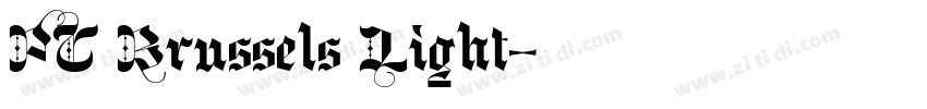 PC Brussels Light字体转换